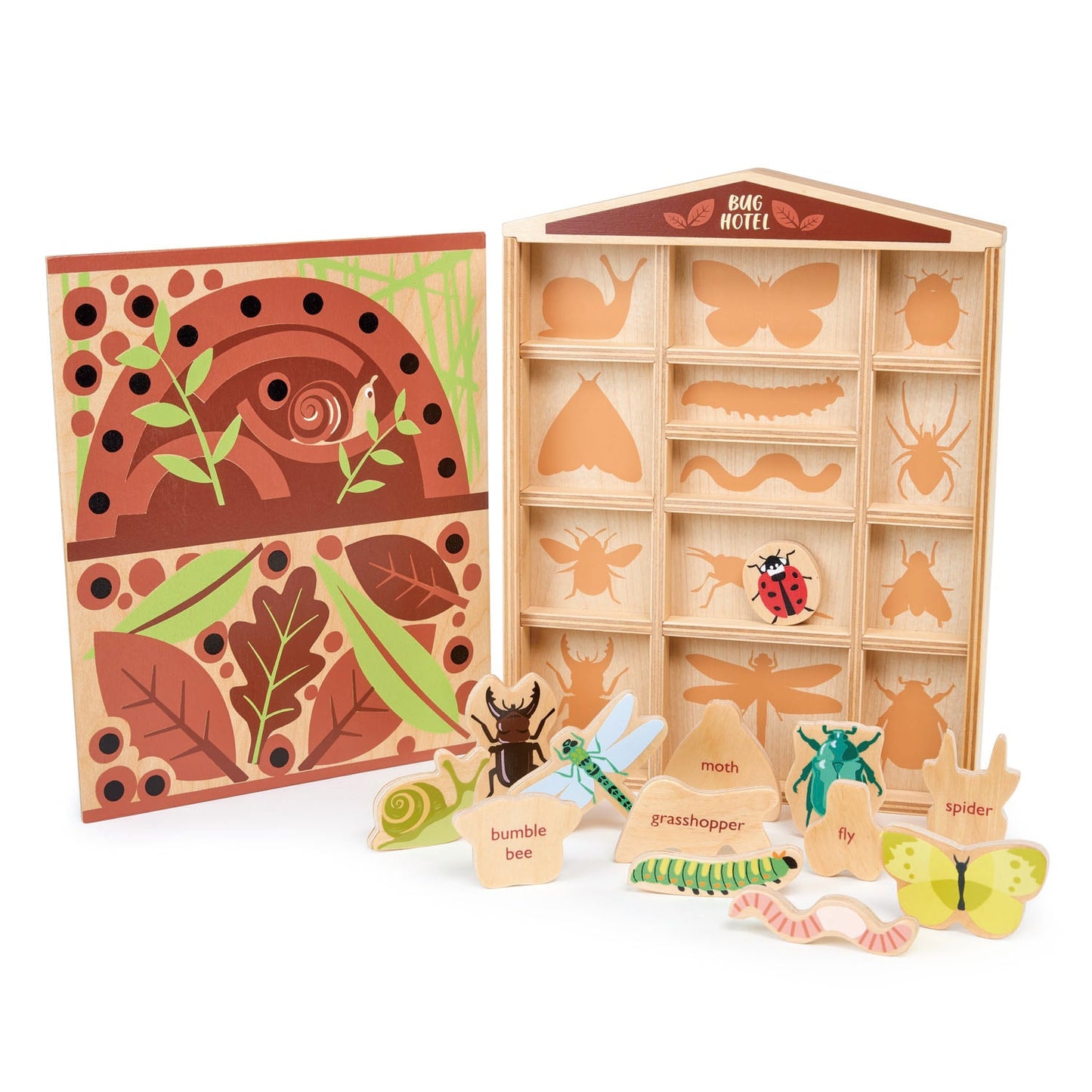 Wooden Bug Hotel Toy | Educational Insect Sorting - Tender Leaf Toys