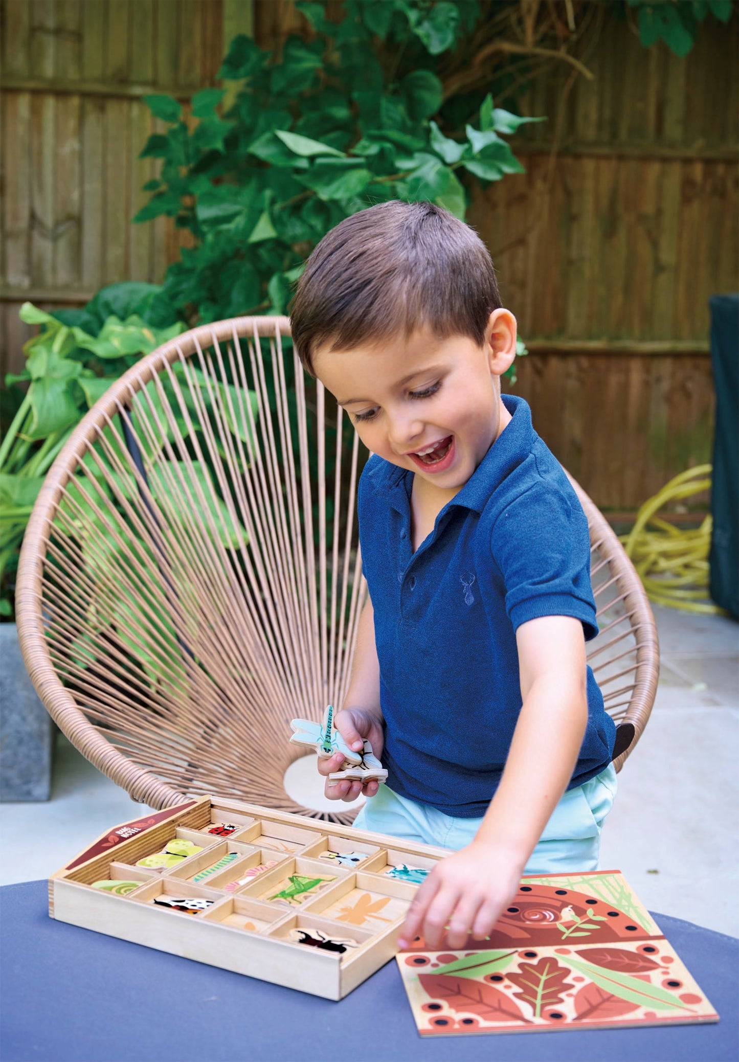 Wooden Bug Hotel Toy | Educational Insect Sorting - Tender Leaf Toys