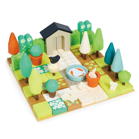 Wooden Garden Open-ended Play Set - Ages 3+