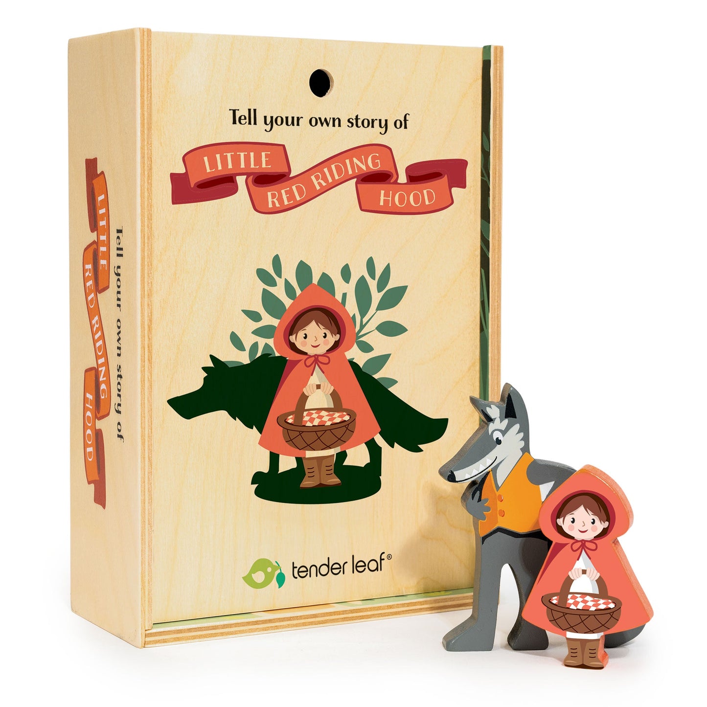 Wooden Little Red Riding Hood Storytelling Play Set | Mucky Wolf