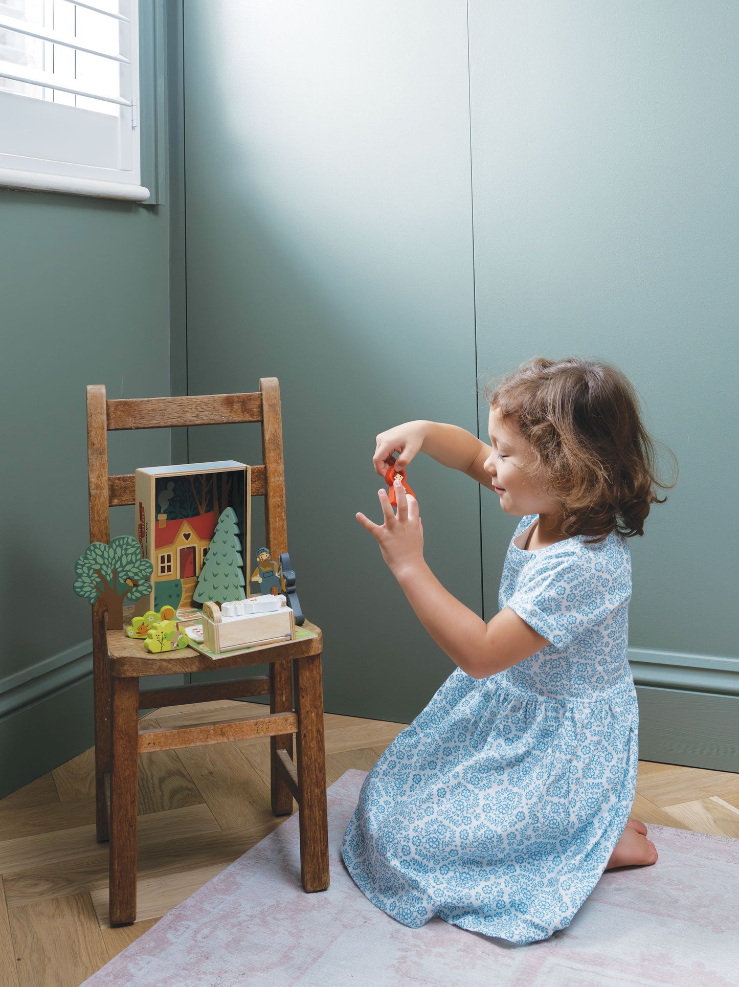 Wooden Little Red Riding Hood Storytelling Play Set | Mucky Wolf