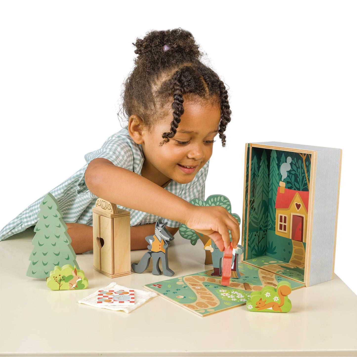 Wooden Little Red Riding Hood Storytelling Play Set | Mucky Wolf