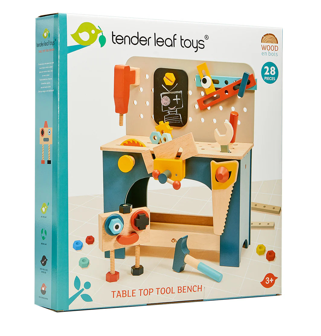 Tender Leaf Toys Table Top Tool Bench