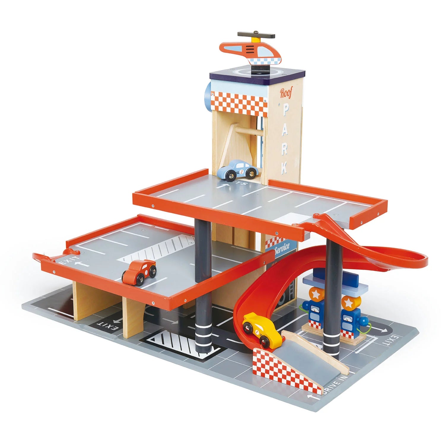 Tender Leaf Toys Blue Bird Service Station Toy