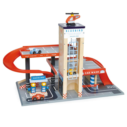 Tender Leaf Toys Blue Bird Service Station Toy