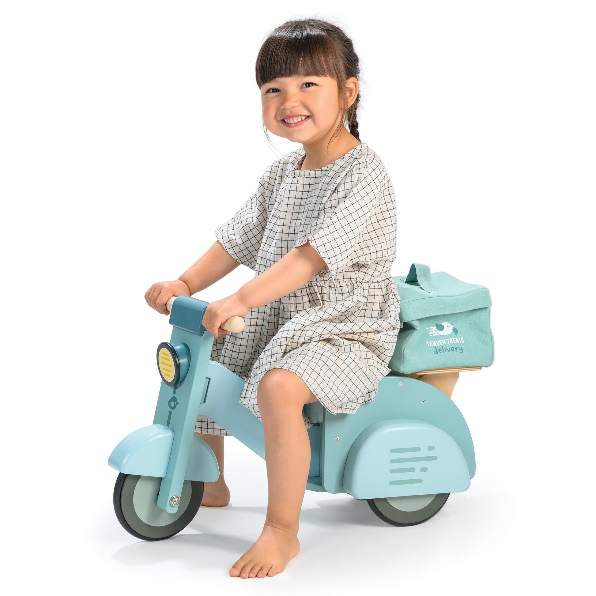 Tender Leaf Toys Blue Delivery Scooter