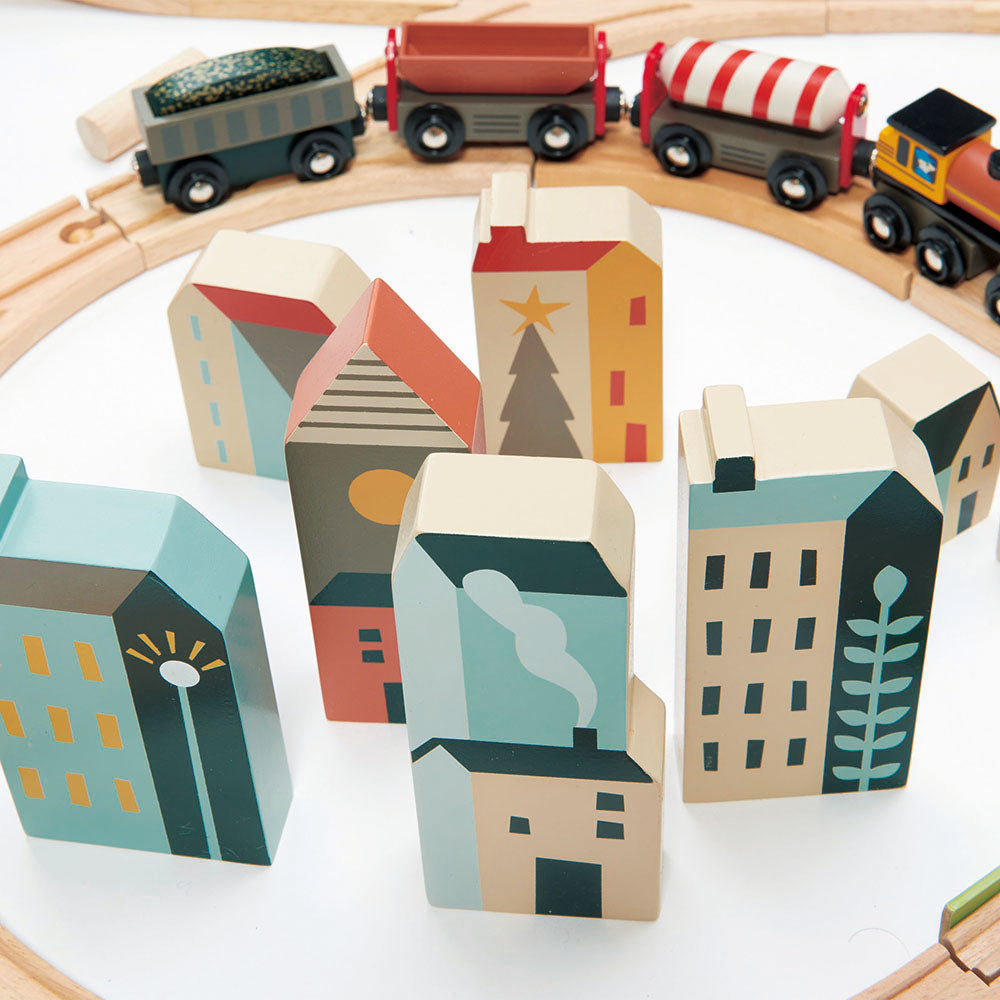 Mountain View Train Set | Tender Leaf Toys | Mucky Wolf