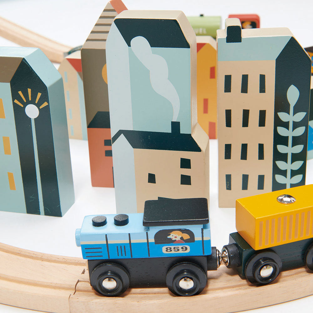 Mountain View Train Set | Tender Leaf Toys | Mucky Wolf
