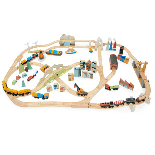 Mountain View Train Set | Tender Leaf Toys | Mucky Wolf
