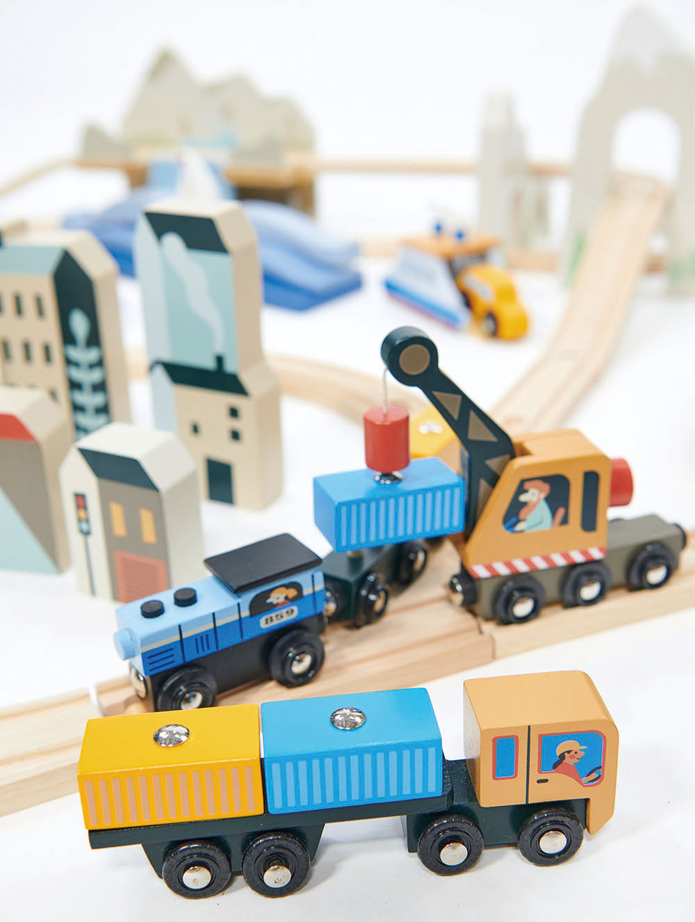 Mountain View Train Set | Tender Leaf Toys | Mucky Wolf