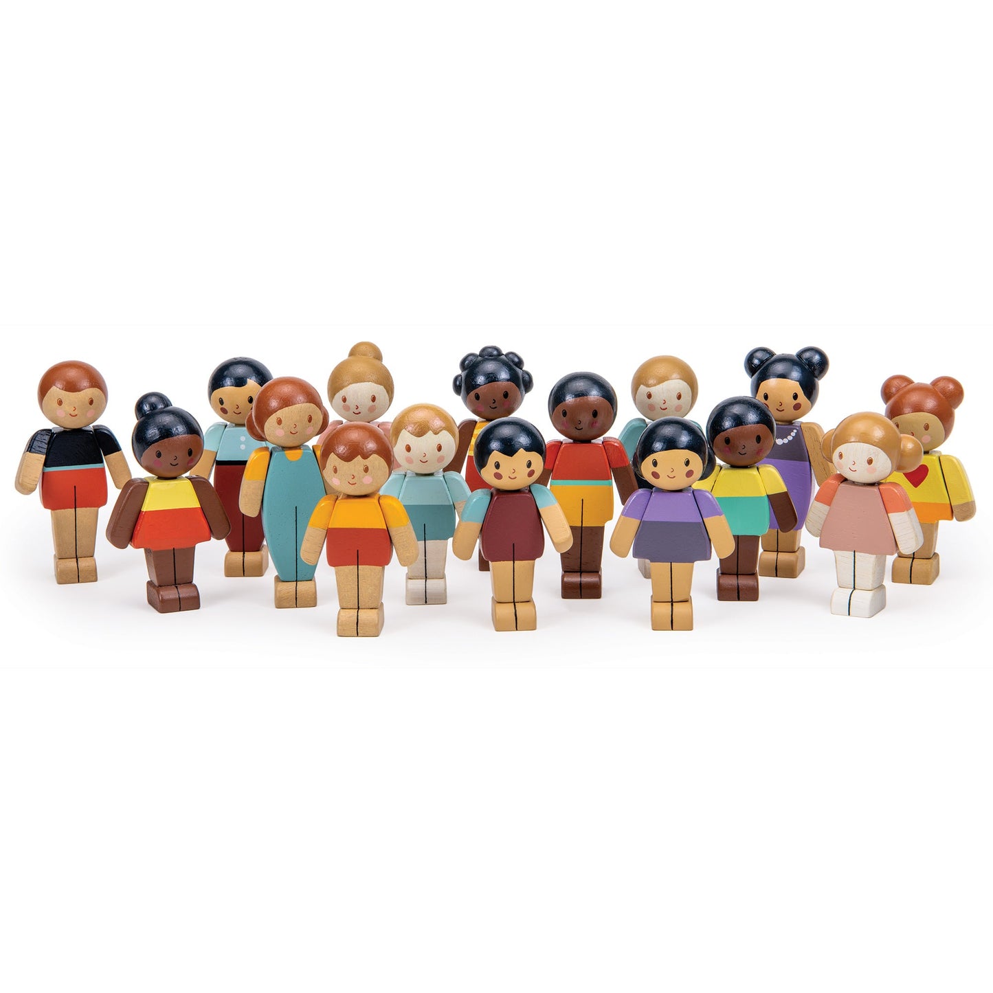 Mix & Match Wooden Dolls House Figure - Girl