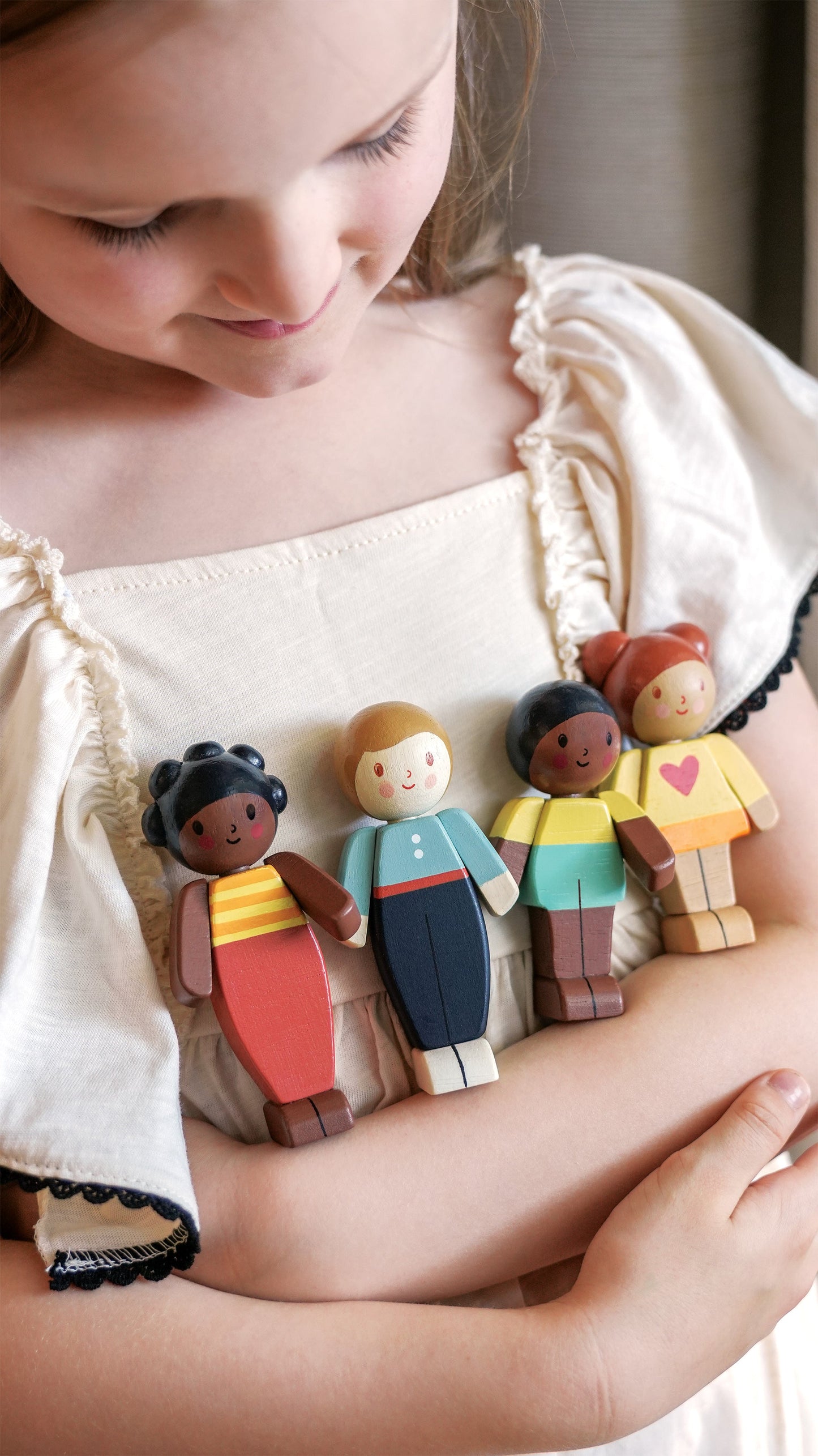 Mix & Match Wooden Dolls House Doll - Boy