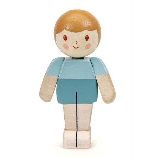 Mix & Match Wooden Dolls House Doll - Boy