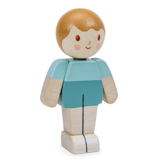 Mix & Match Wooden Dolls House Doll - Boy