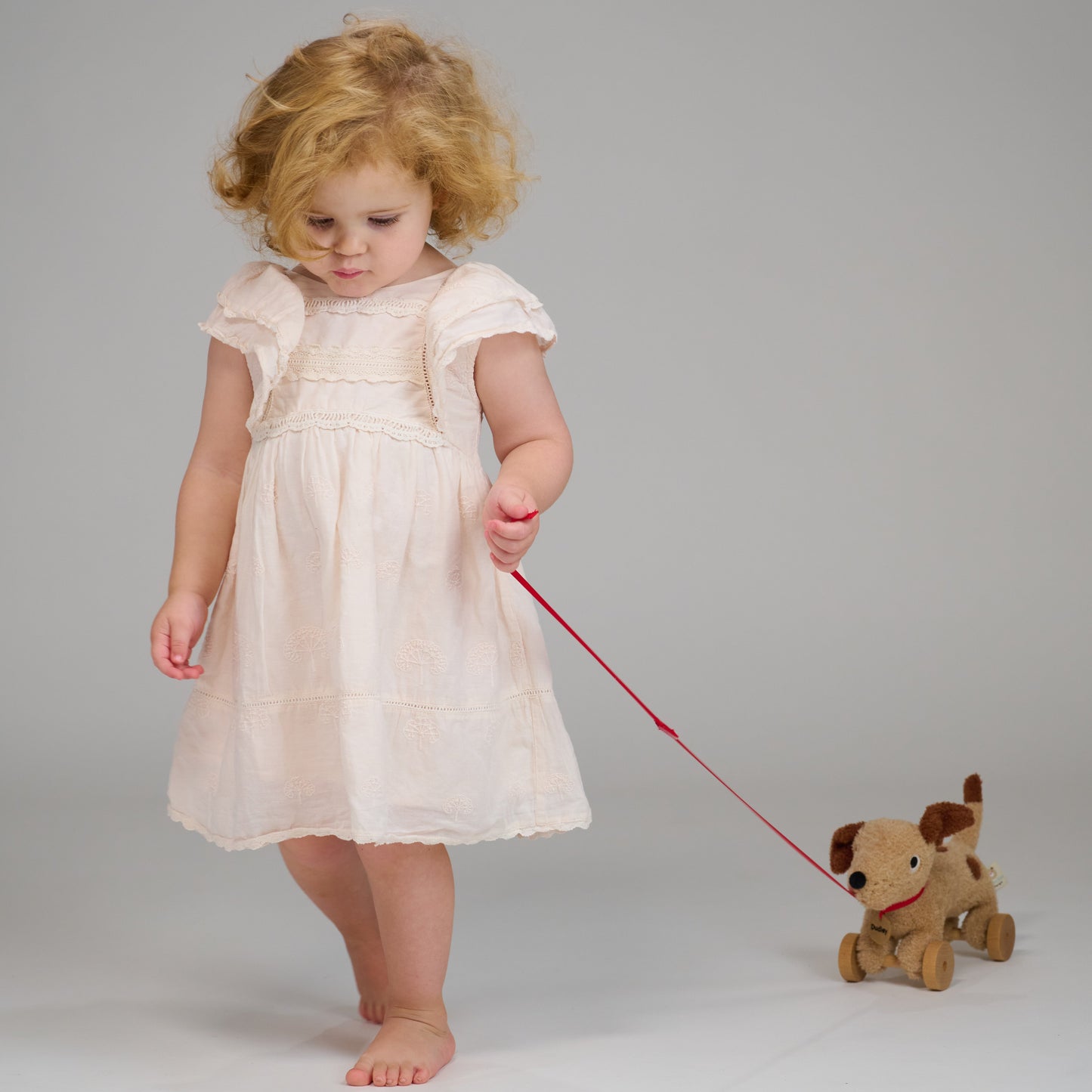  Dudley Pull Along Dog | ThreadBear | Mucky Wolf