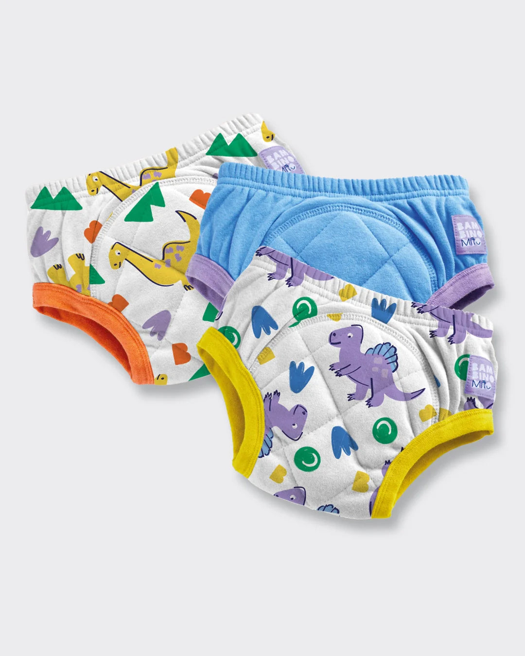 3 Pack Reusable Potty Training Pants with Cross-Stitch