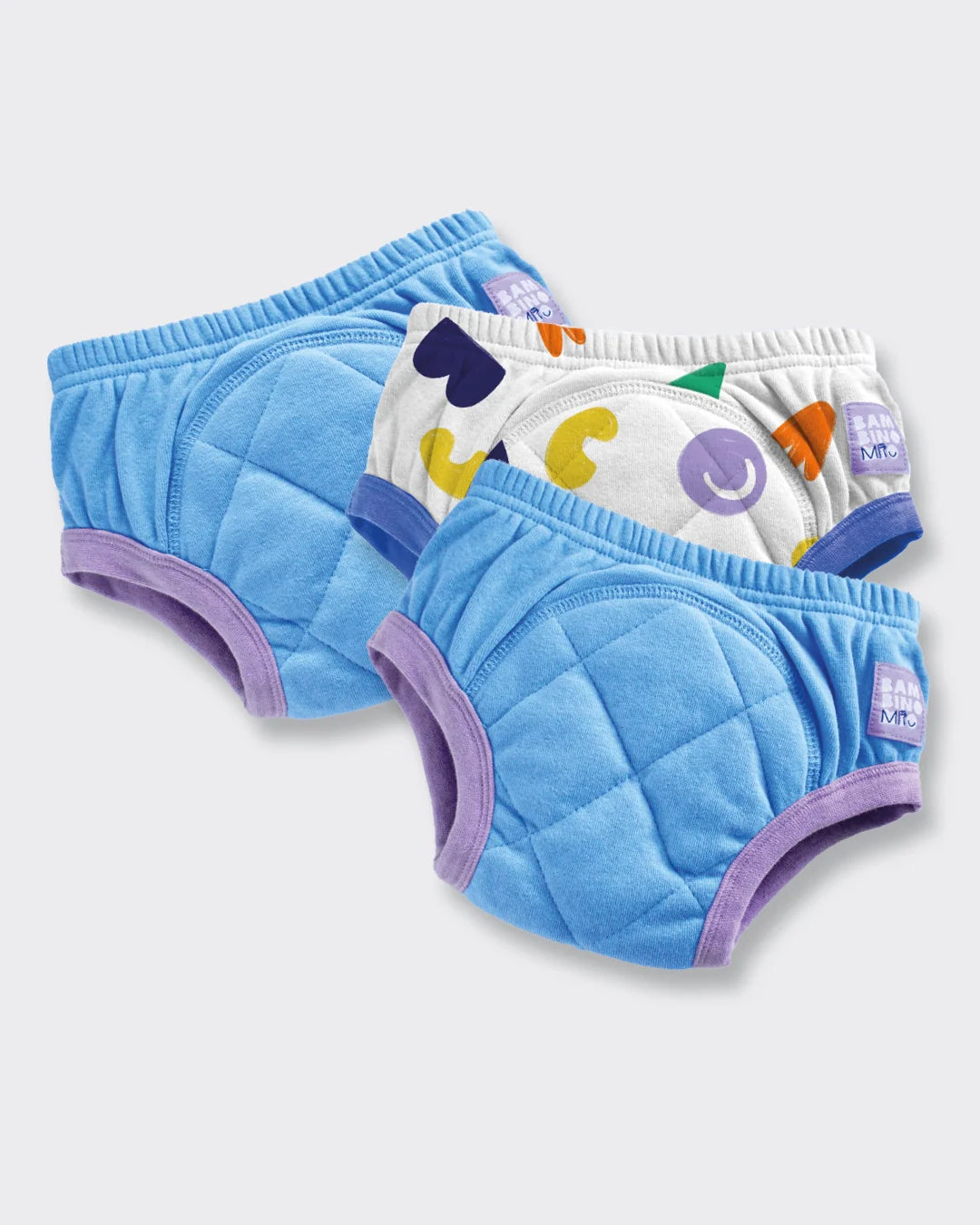 3 Pack Reusable Potty Training Pants with Cross-Stitch