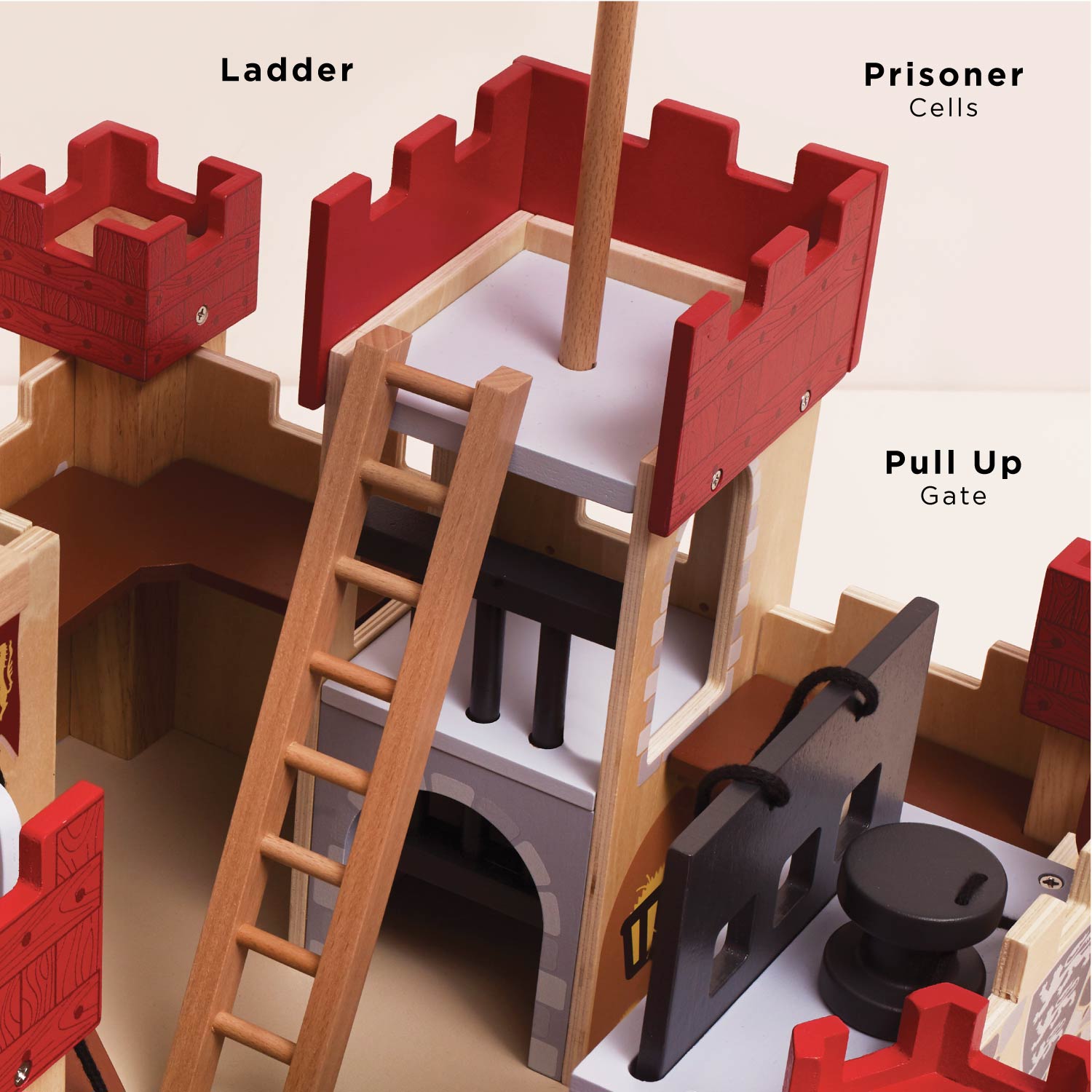 Le Toy Van Lionheart Wooden Castle