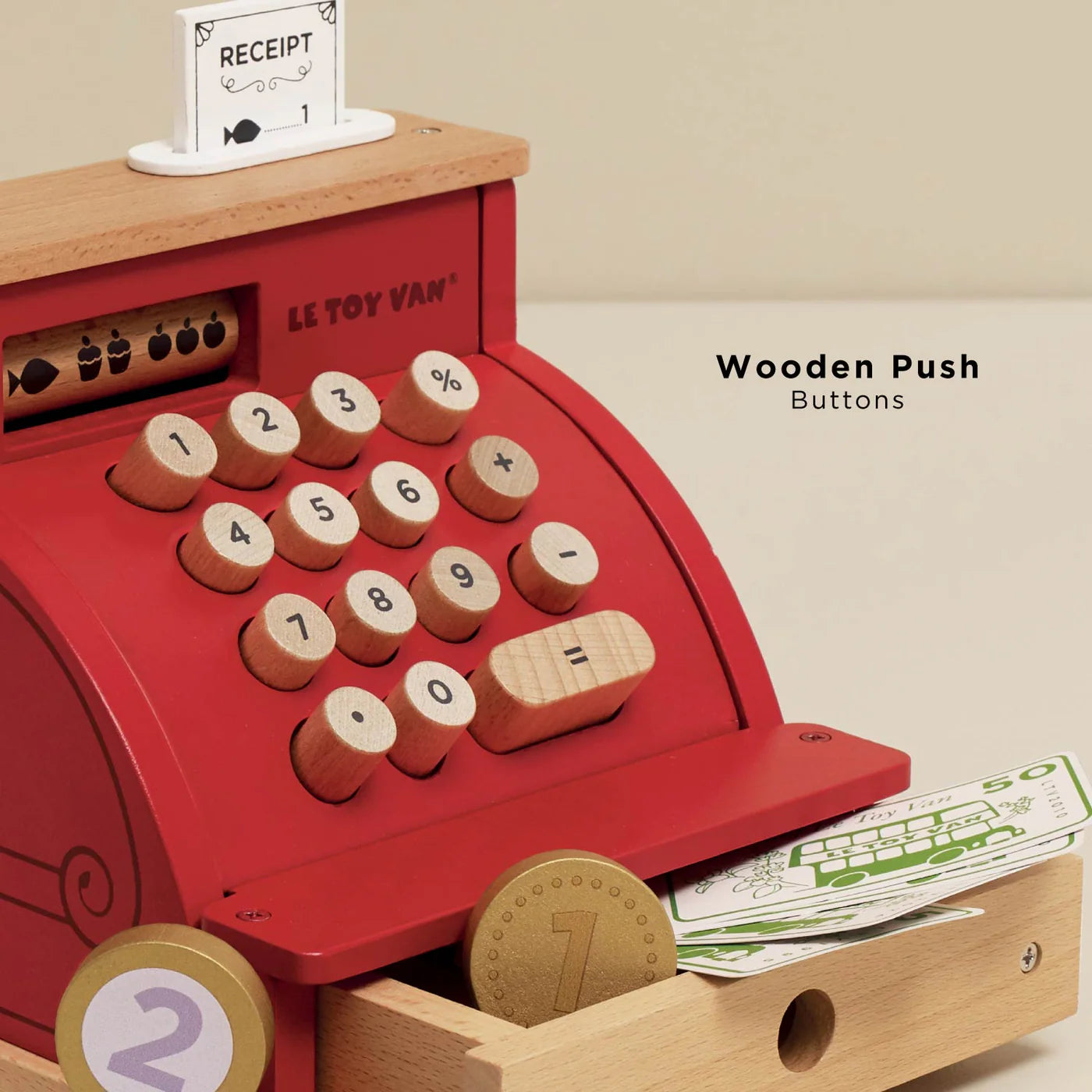 Cash Register & Money Toy