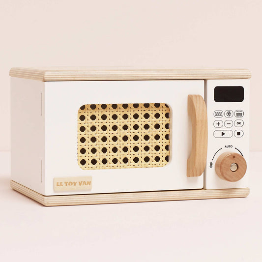 Wooden Microwave - Premium Pretend Play Kitchen Toy | Le Toy Van