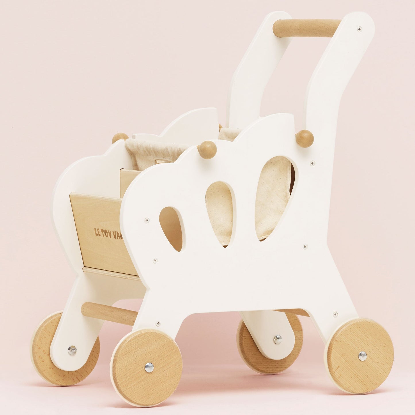 Shopping Trolley & Bag - Wooden Grocery Cart | Le Toy Van