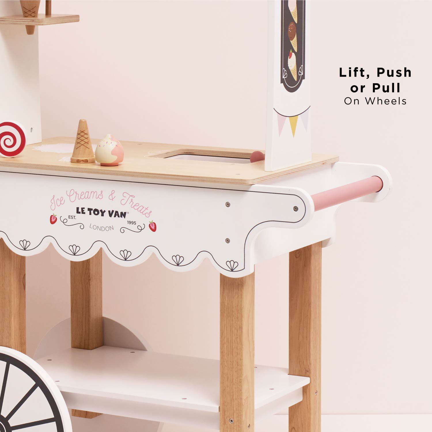 Wooden Ice Cream Trolley Market Stall | Award-Winning FSC Toy Ages 3+