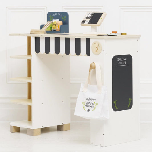Wooden Supermarket Till Checkout & Accessories | Le Toy Van Pretend Play
