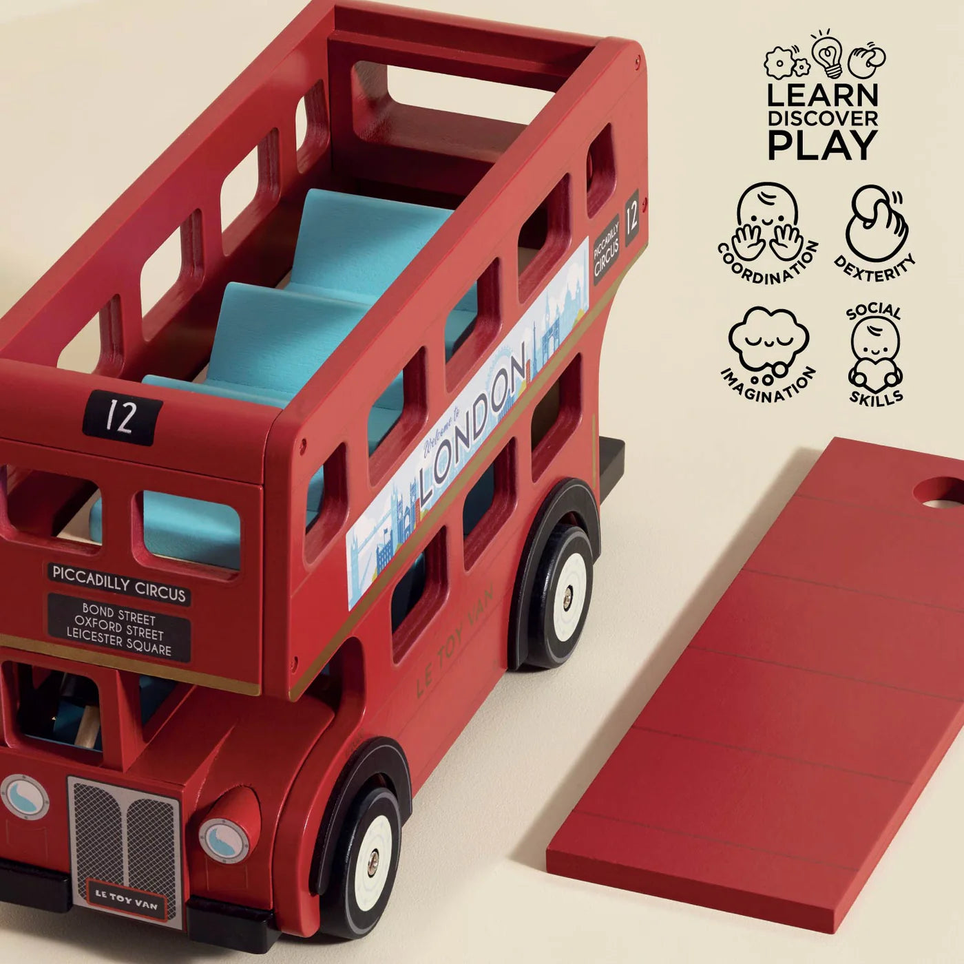 London Wooden Bus Le Toy Van