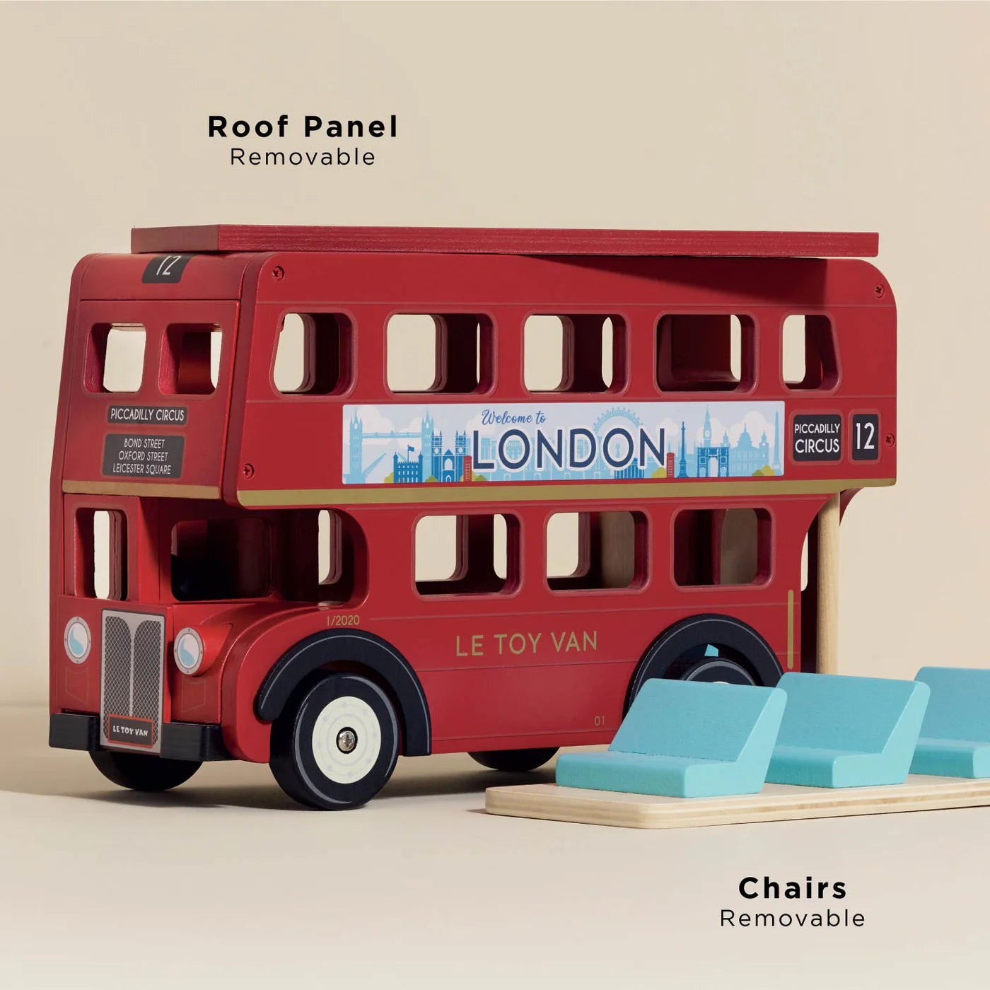 London Wooden Bus Le Toy Van
