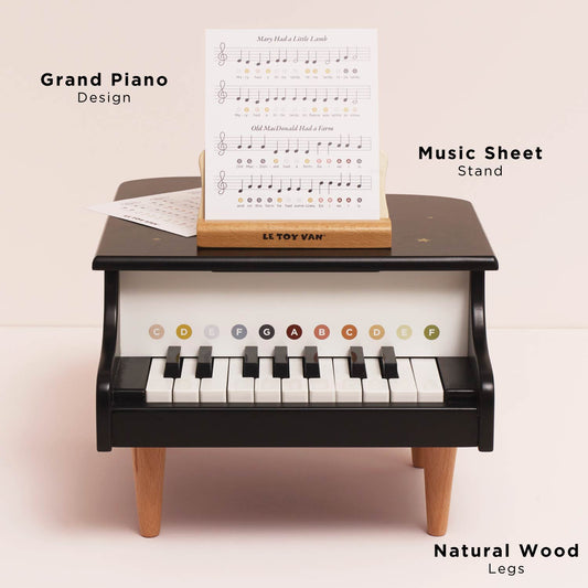 Le Toy Van Wooden Grand Piano Toy