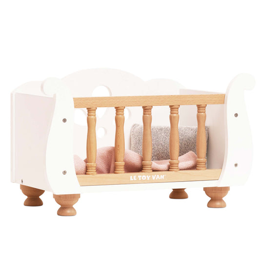Dolls Wooden Cot - Premium Pretend Play Furniture | Le Toy Van