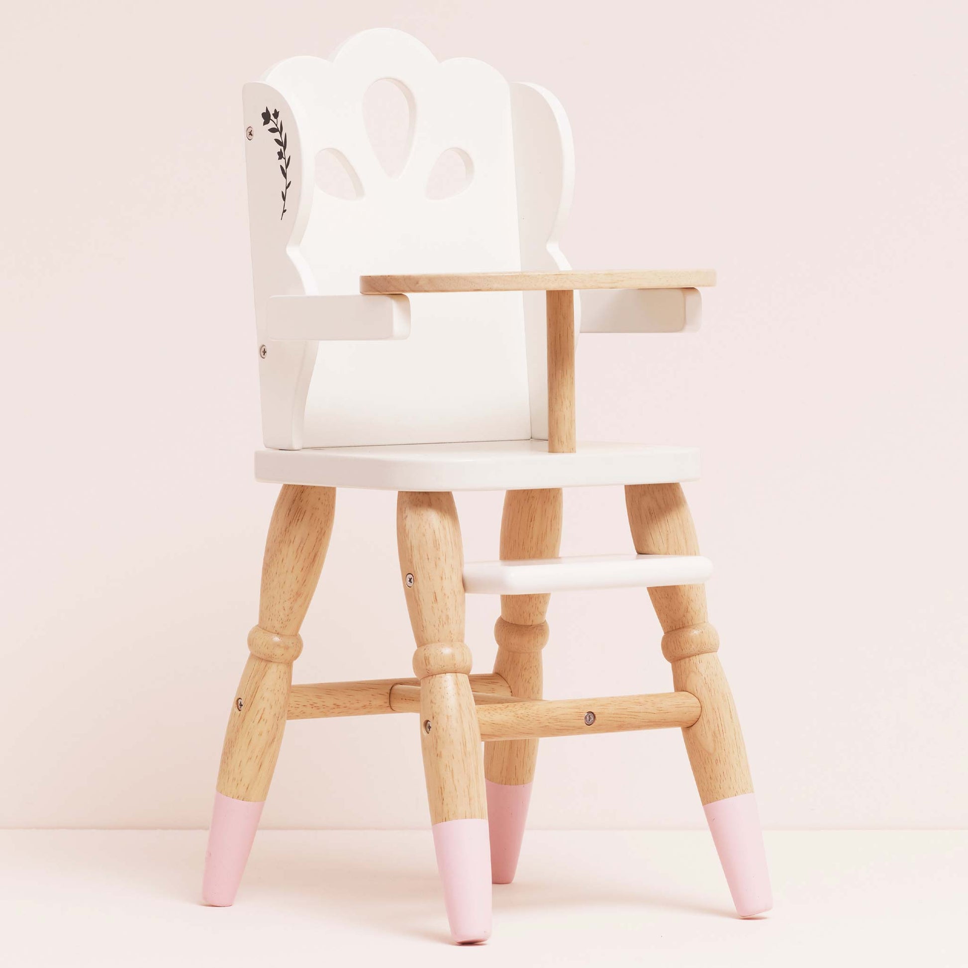 Wooden Dolls High Chair | Pretend Play Doll Accessory | Le Toy Van | Mucky Wolf