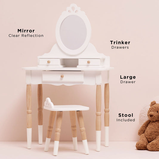 Le Toy Van Dressing-up Vanity Table & Stool