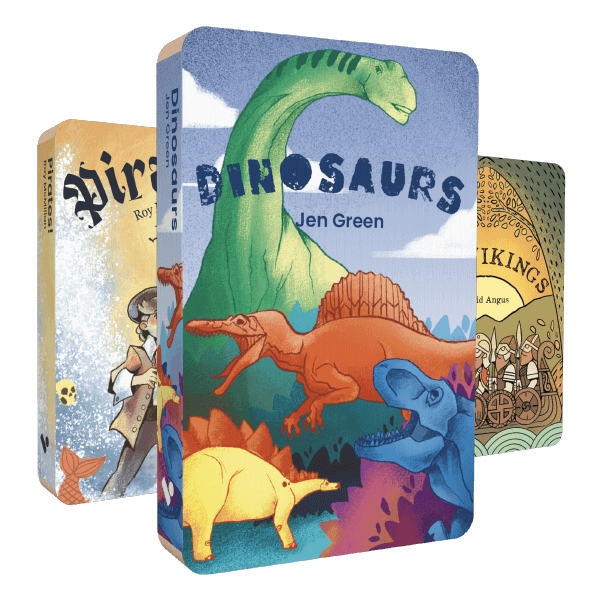 The Roaring Audiobook Bundle - Dinosaurs, Pirates & Vikings | Mucky Wolf