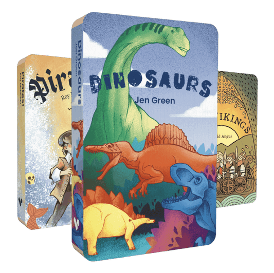 The Roaring Audiobook Bundle - Dinosaurs, Pirates & Vikings | Mucky Wolf