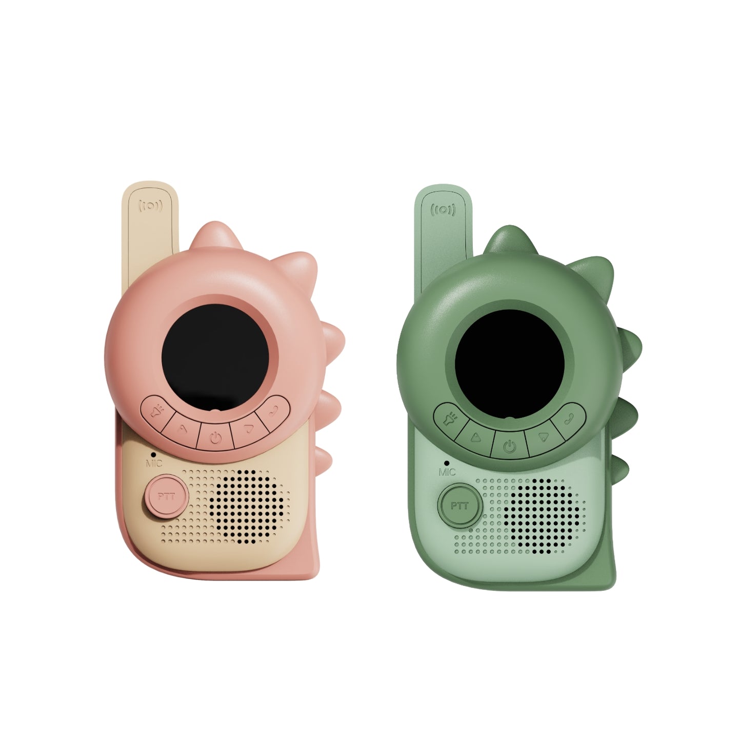 Zoo Walkie Talkie Dino Pink x Dino Green