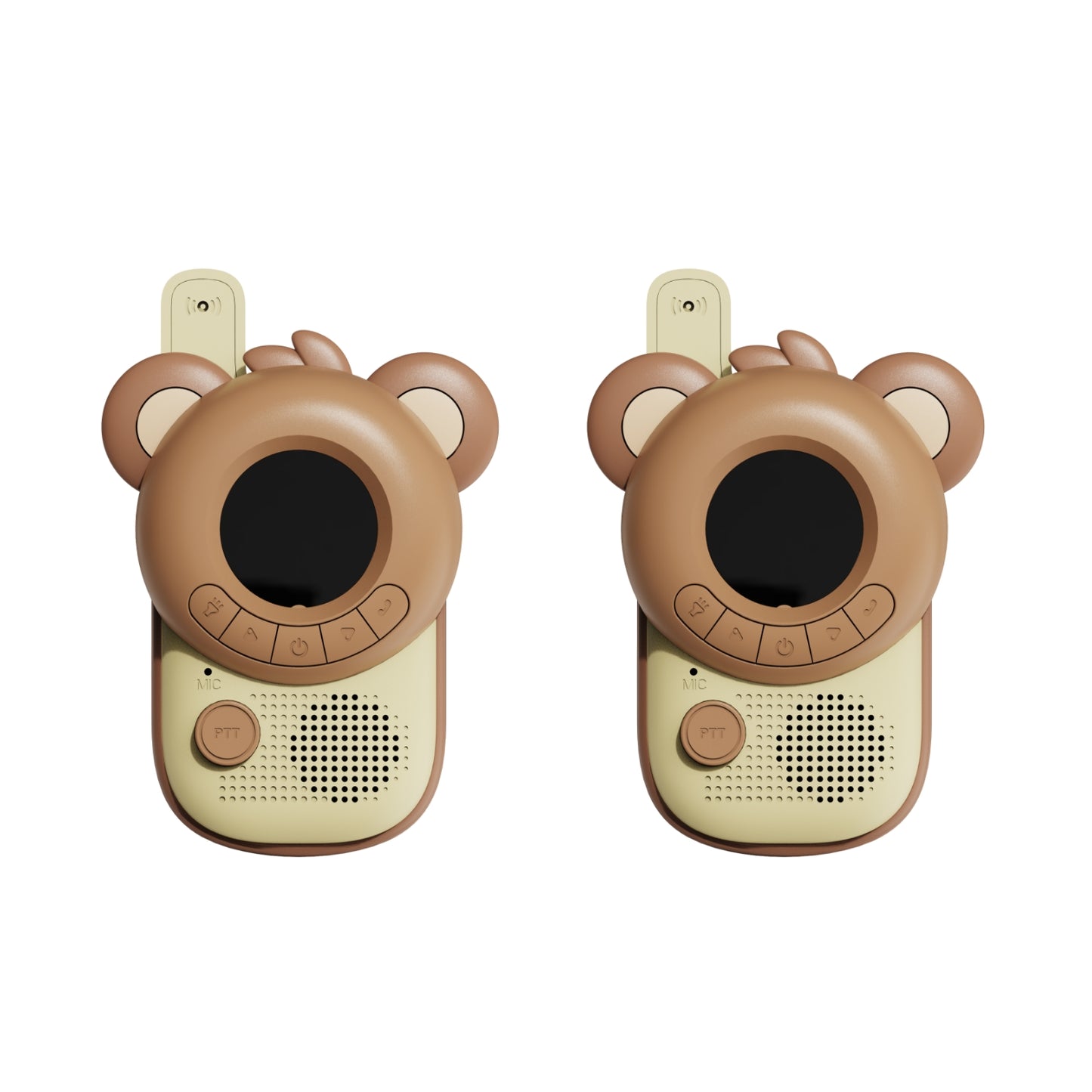 The zoo family Kids Walkie Talkie Set – Bear x Bear Edition