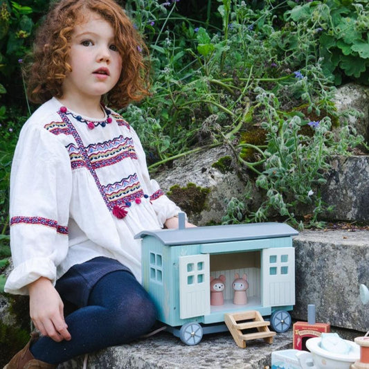 Secret Meadow Shepherds Hut - Award-Winning Wooden Playset by Tender Leaf Toys | Mucky Wolf
