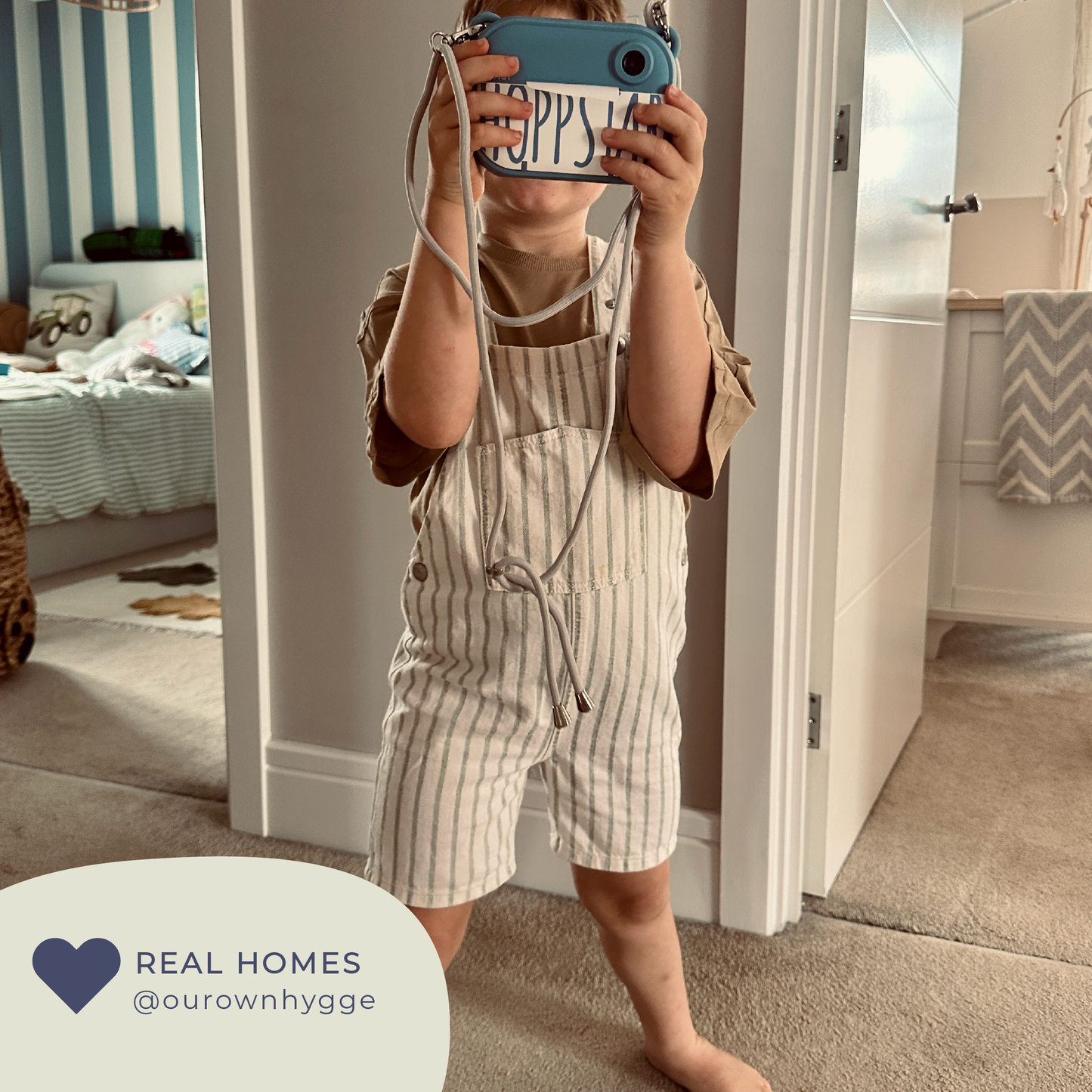 Hoppstar Artist Denim Digital Polaroid Camera + Bag Bundle