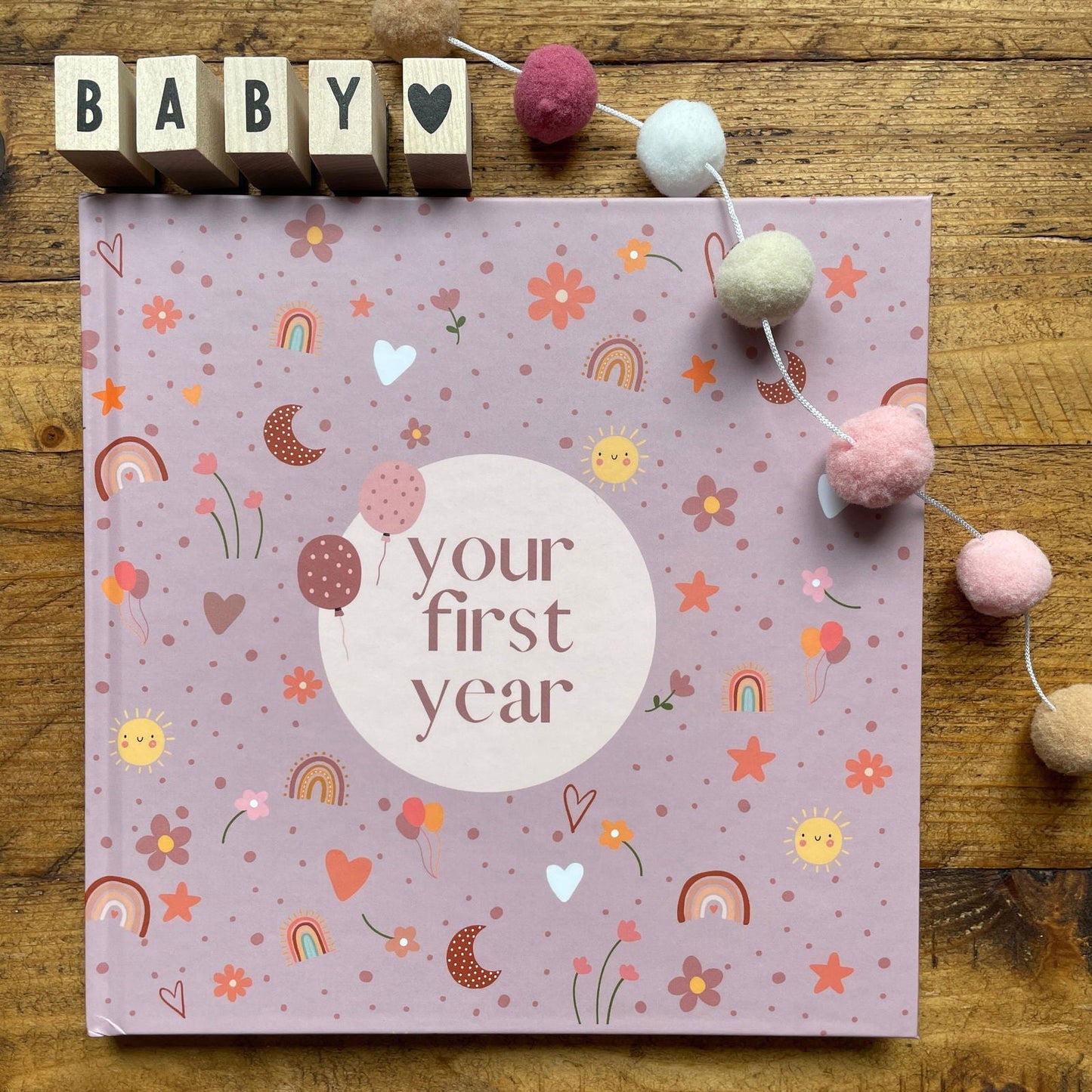 Your First Year Baby Memory Book - Keepsake Journal | Little Goose
