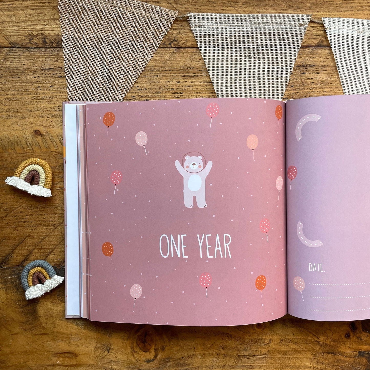 Your First Year Baby Memory Book - Keepsake Journal | Little Goose