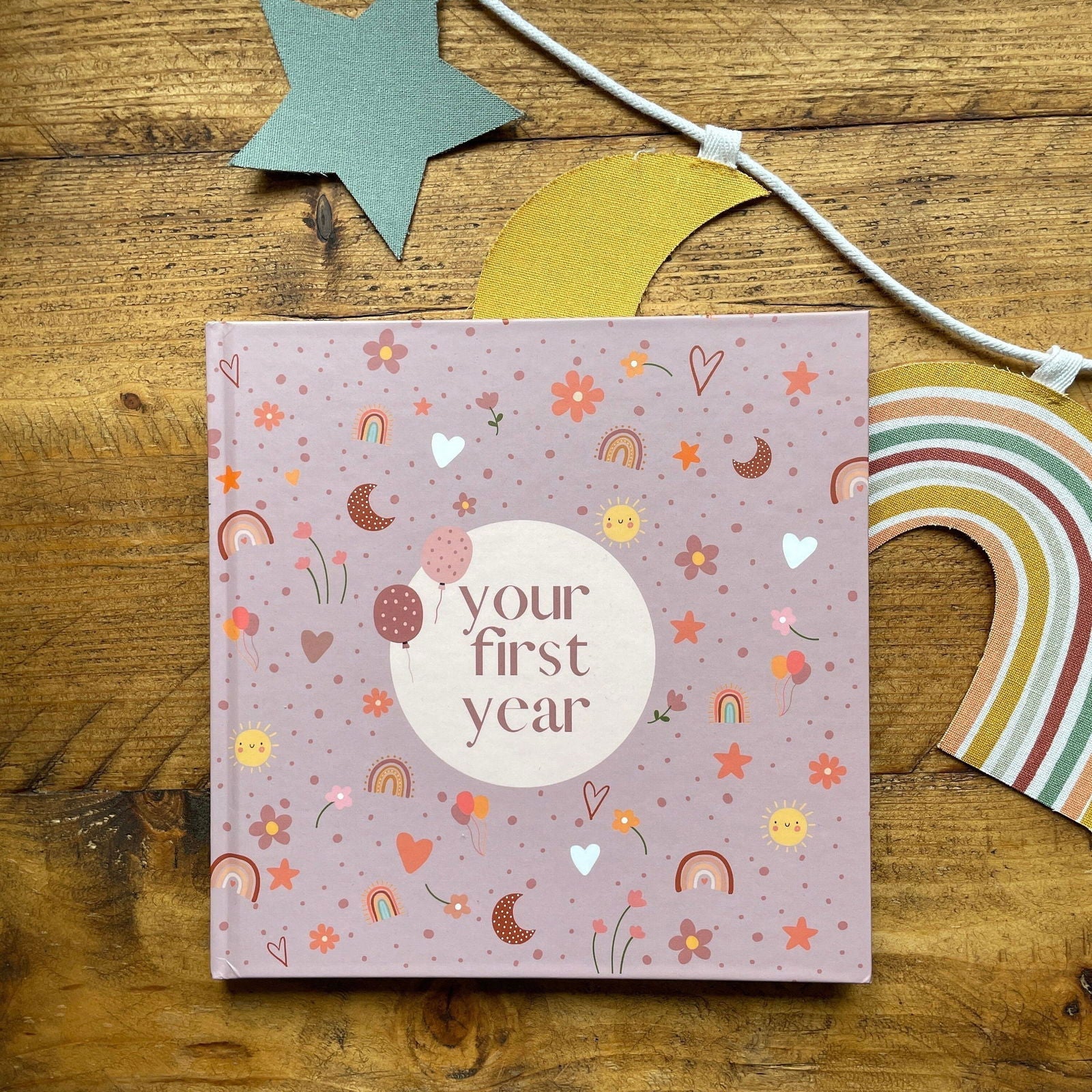 Your First Year Baby Memory Book - Keepsake Journal | Little Goose