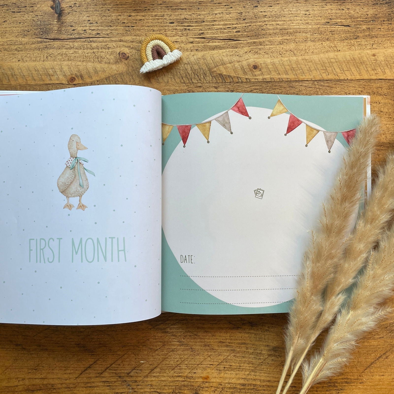 Your First Year Baby Memory Book - Keepsake Journal | Little Goose