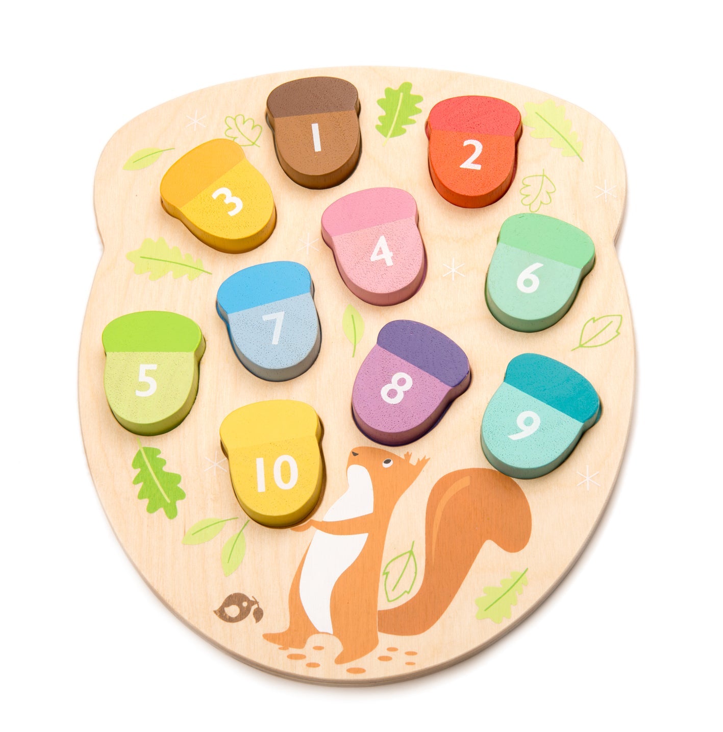Wooden Acorn Counting Toy