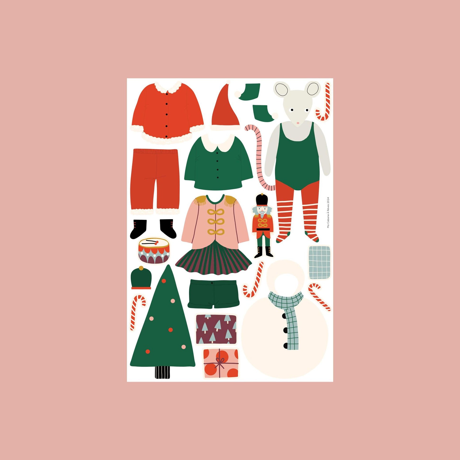 Magnetic Dress-Up Set – Christmas Edition