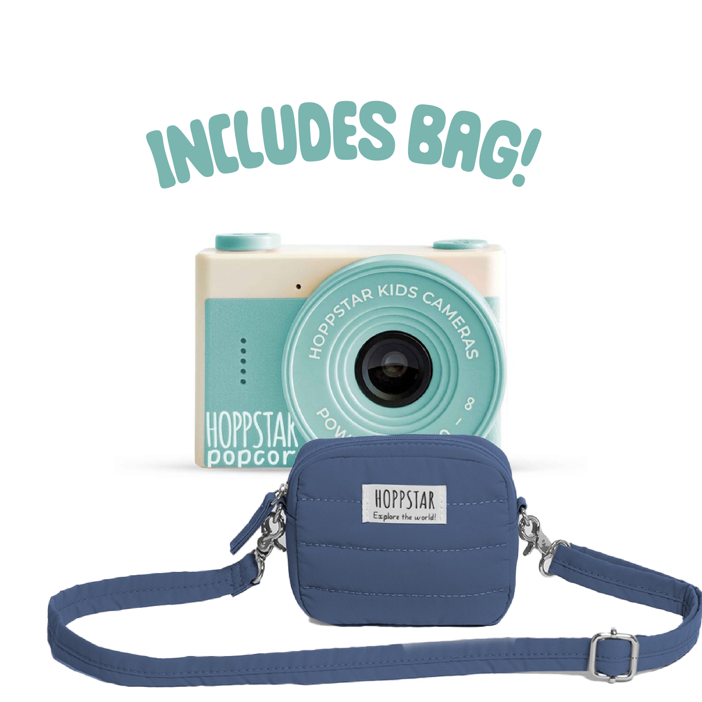 Mini Digital Camera & Bag Bundle - Colour Breeze Ages 3+