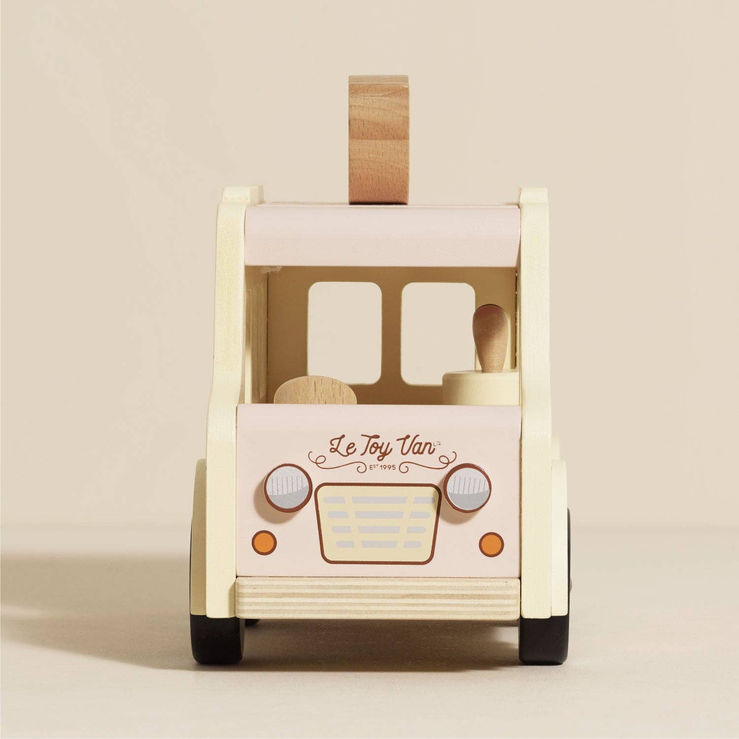 Wooden Ice Cream Van Toy – FSC® Certified Retro Role Play Van (3+ Years)