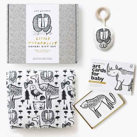 Organic newborn gift set perfect for baby shower gift