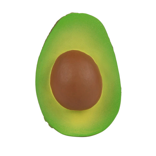 Natural Rubber Baby Teether & Bath Toy | Avocado – Mucky Wolf