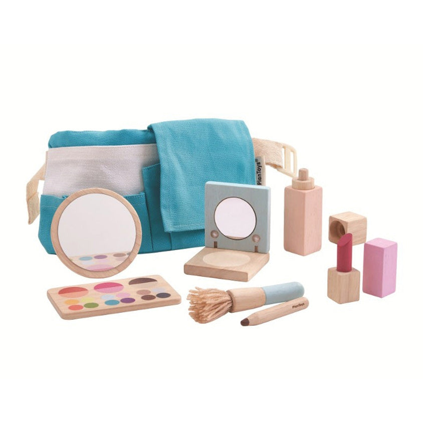 PlanToys Makeup SetPlanToys Wooden Makeup Artist Set – Pretend Play for Ages 3+